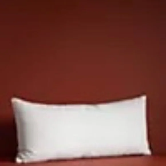 NWT Anthropologie  Christmas Claus Embroidered Bolster  Pillow - Picture 3 of 4